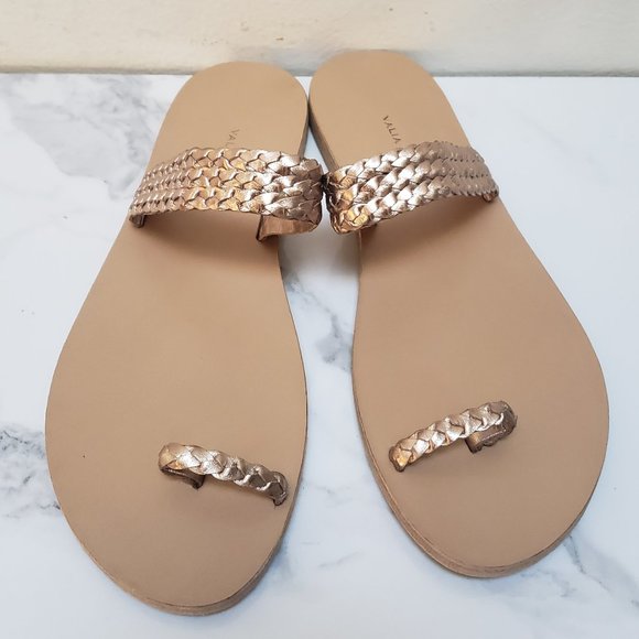 Valia Gabriel Cabaret Gold Metallic Sandal - Picture 6 of 7